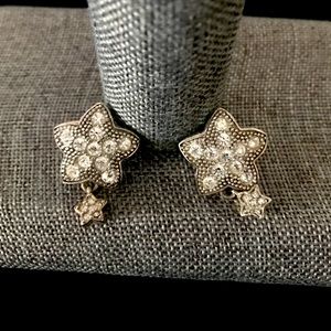 Silver 925 Star earrings with cubic zirconia ⭐️⭐️